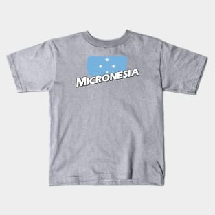 Micronesia flag Kids T-Shirt